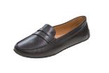 Damen Barfuss Mokassin Aponi Black