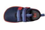 Puck Navy Orange Barfussschuh